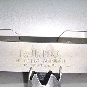 Vintage Mirro Aluminum Cookie Press Pastry Set 12 Discs 3 Tips Made in USA